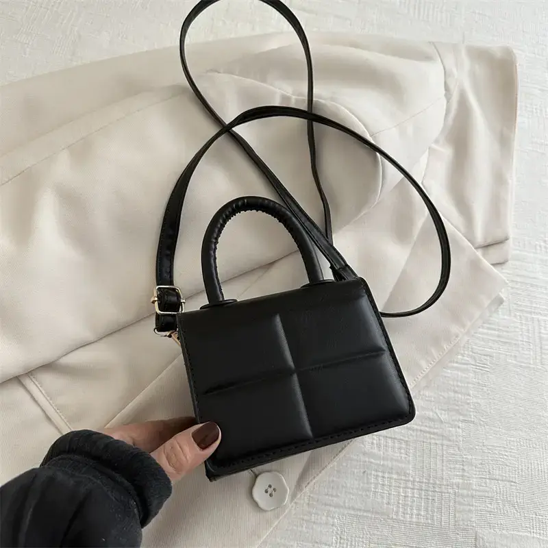 Black Mini Crossbody Bag Women 2024 Spring Summer - Image 2