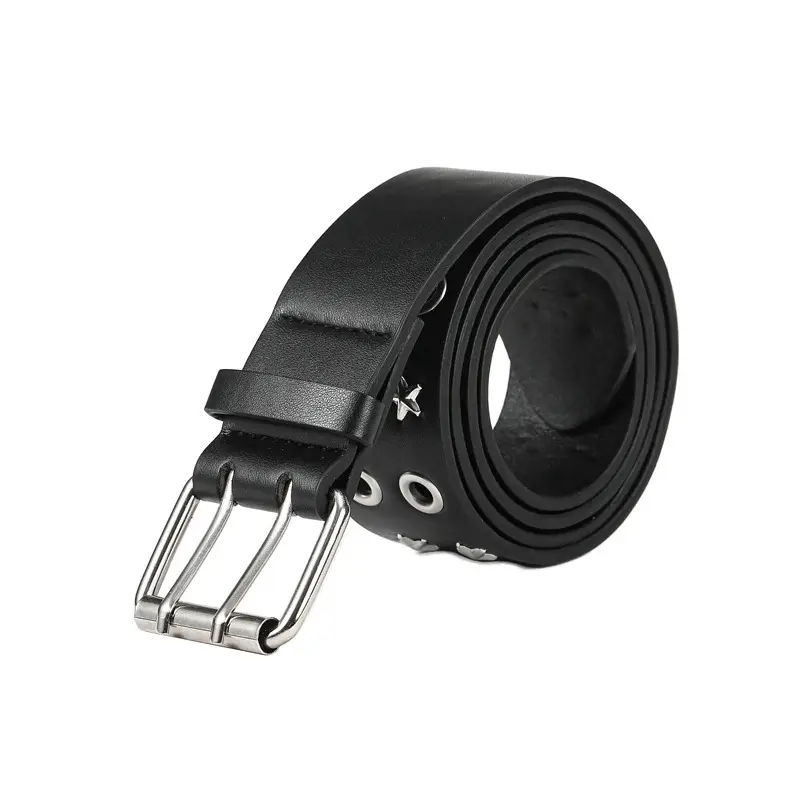 Women Punk Belt Black Star Circle Adjustable - Image 7
