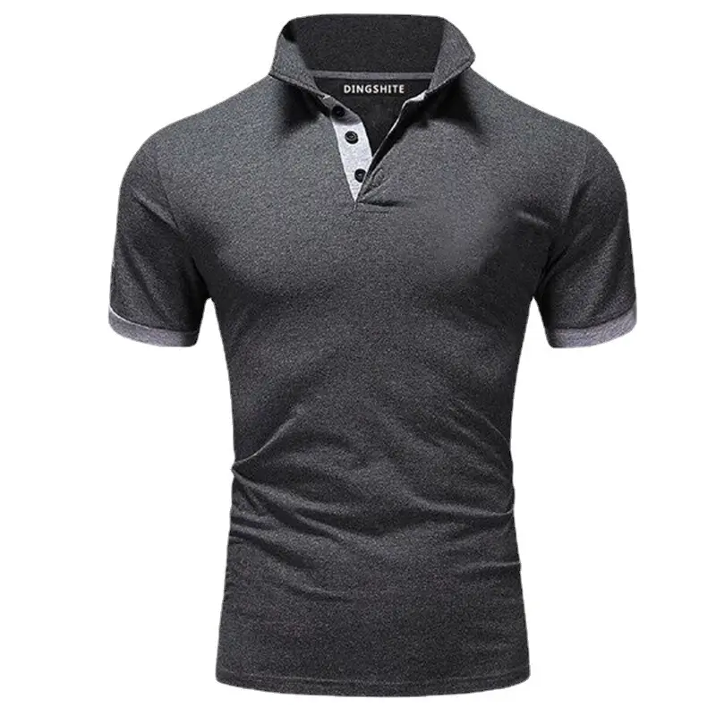Men's Orange Polo Shirt with Logo Short Sleeve - Image 15