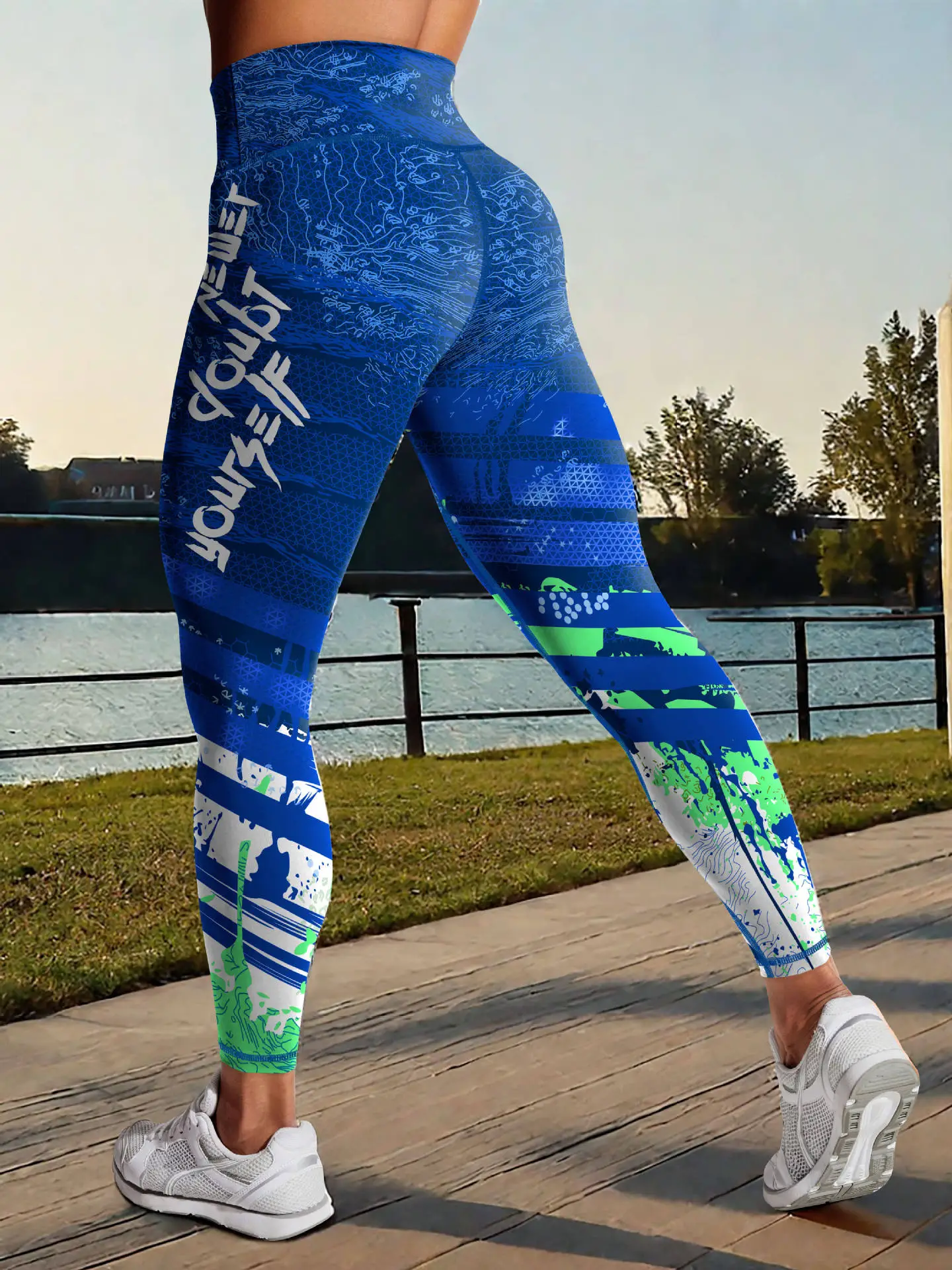 Women Printed Yoga Pants High Waist Printed Sports Leggings — feature 14