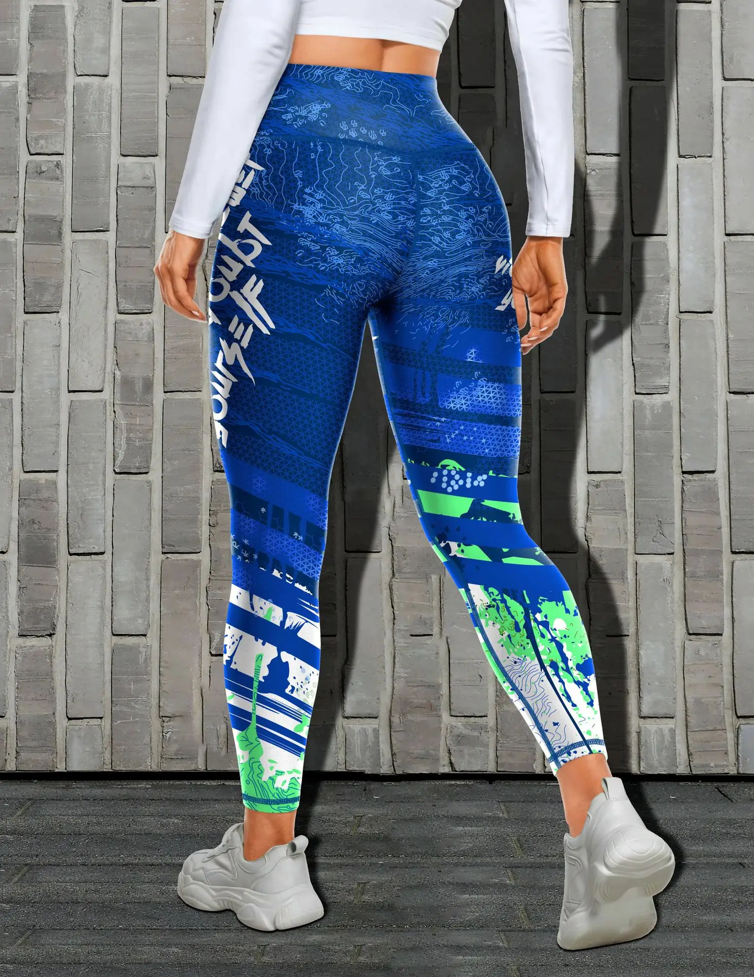Women Printed Yoga Pants High Waist Printed Sports Leggings — feature 23