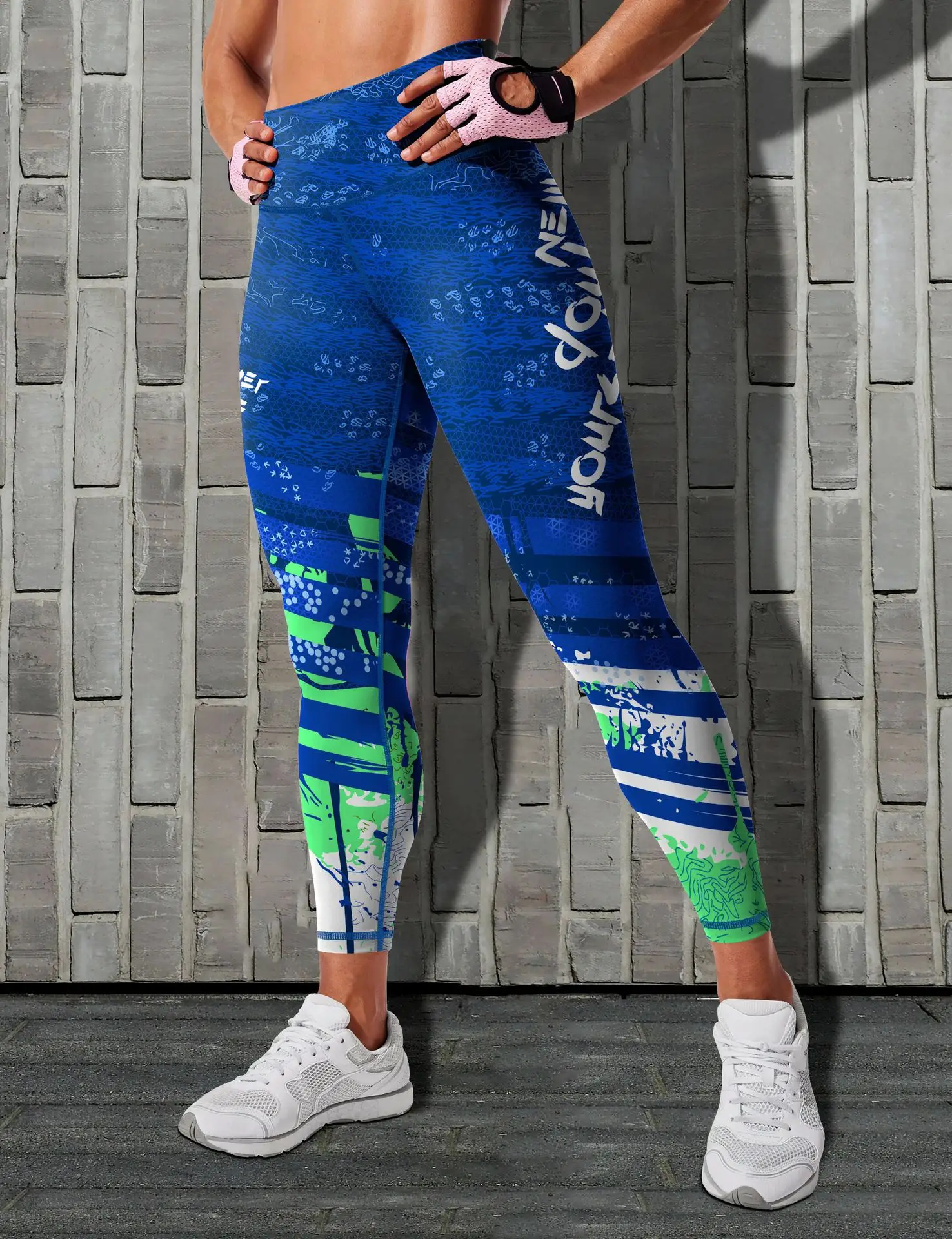 Women Printed Yoga Pants High Waist Printed Sports Leggings — feature 25