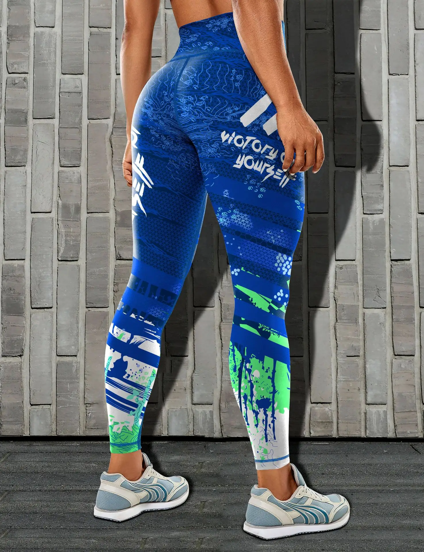Women Printed Yoga Pants High Waist Printed Sports Leggings — feature 27