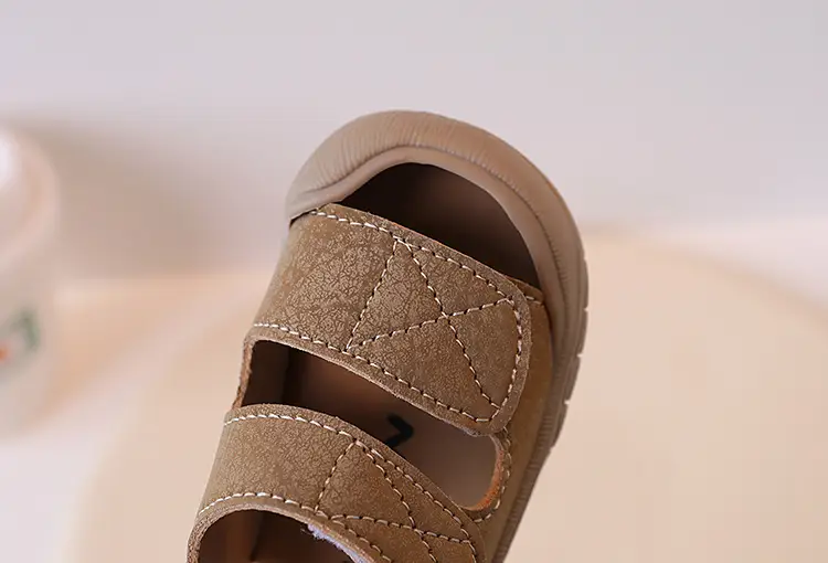 Anti-Collision Toddler Sandals White Beige 1-3Yrs β feature 14