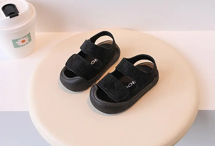 Anti-Collision Toddler Sandals White Beige 1-3Yrs β feature 8