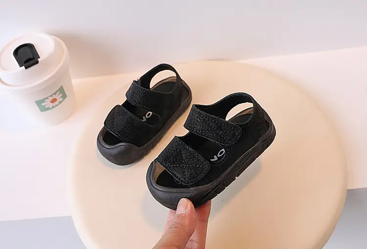 Anti-Collision Toddler Sandals White Beige 1-3Yrs β feature 9