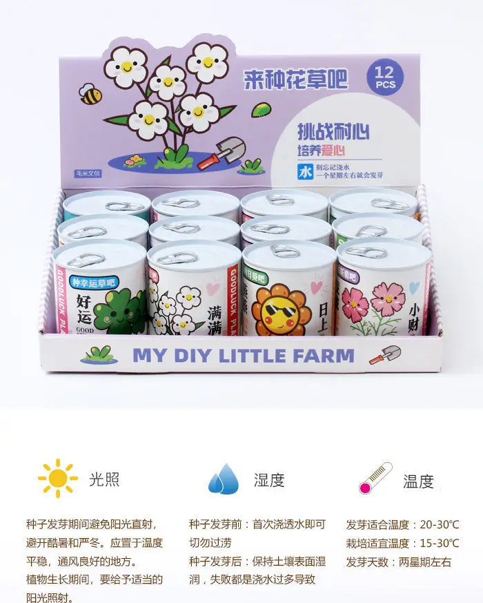 High-Quality Gift Blind Box Potted Plants Kindergarten Gifts Indoor Planting Flower Seeds Student Desktop Green Plants Potted Plants — feature 5