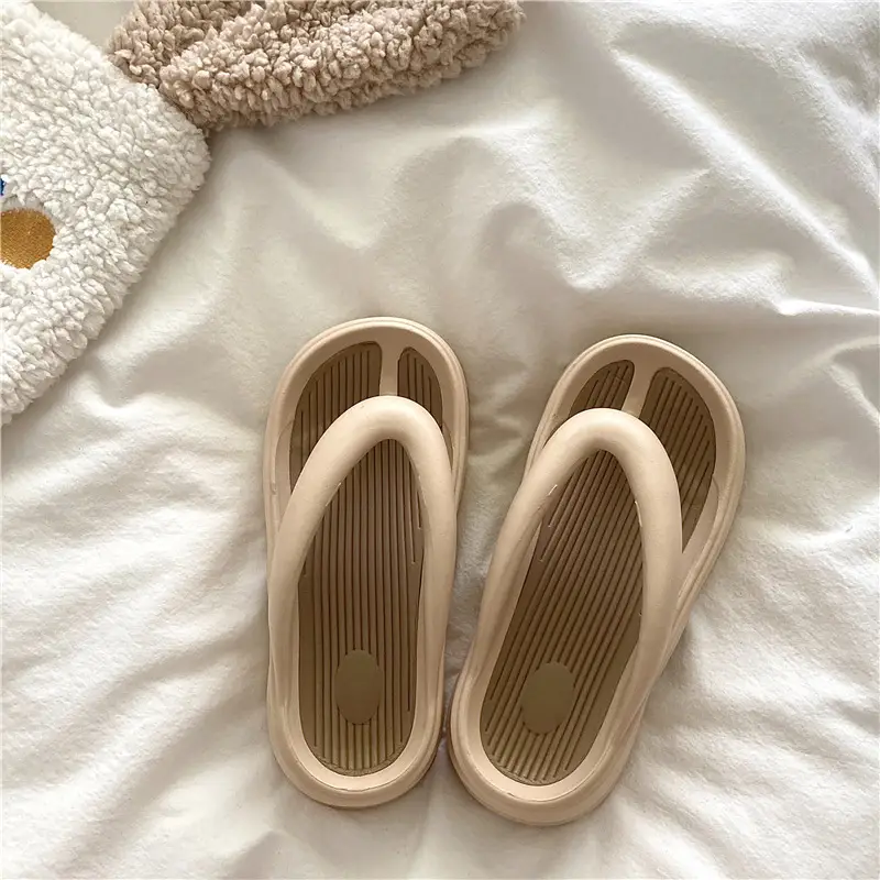 Thick Bottom Height Increasing Internet Popular Instagram Style Flip-Flops Women's Summer EVA Soft Bottom All-Match Outfit Beach Sandals and Slippers for Holiday — feature 11