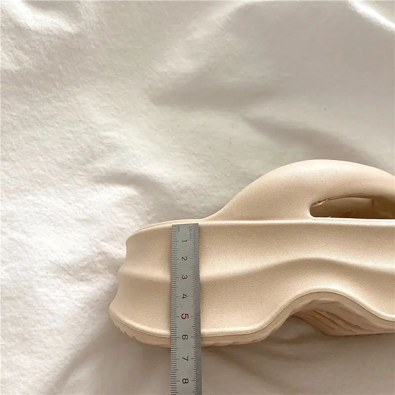 Thick Bottom Height Increasing Internet Popular Instagram Style Flip-Flops Women's Summer EVA Soft Bottom All-Match Outfit Beach Sandals and Slippers for Holiday — feature 5