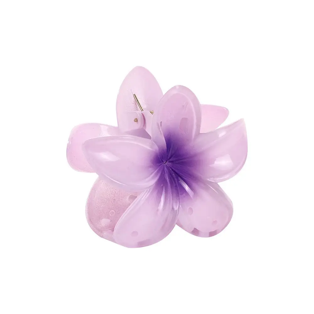 Plumeria Hair Clips for Women Ruffled Edges — feature 25