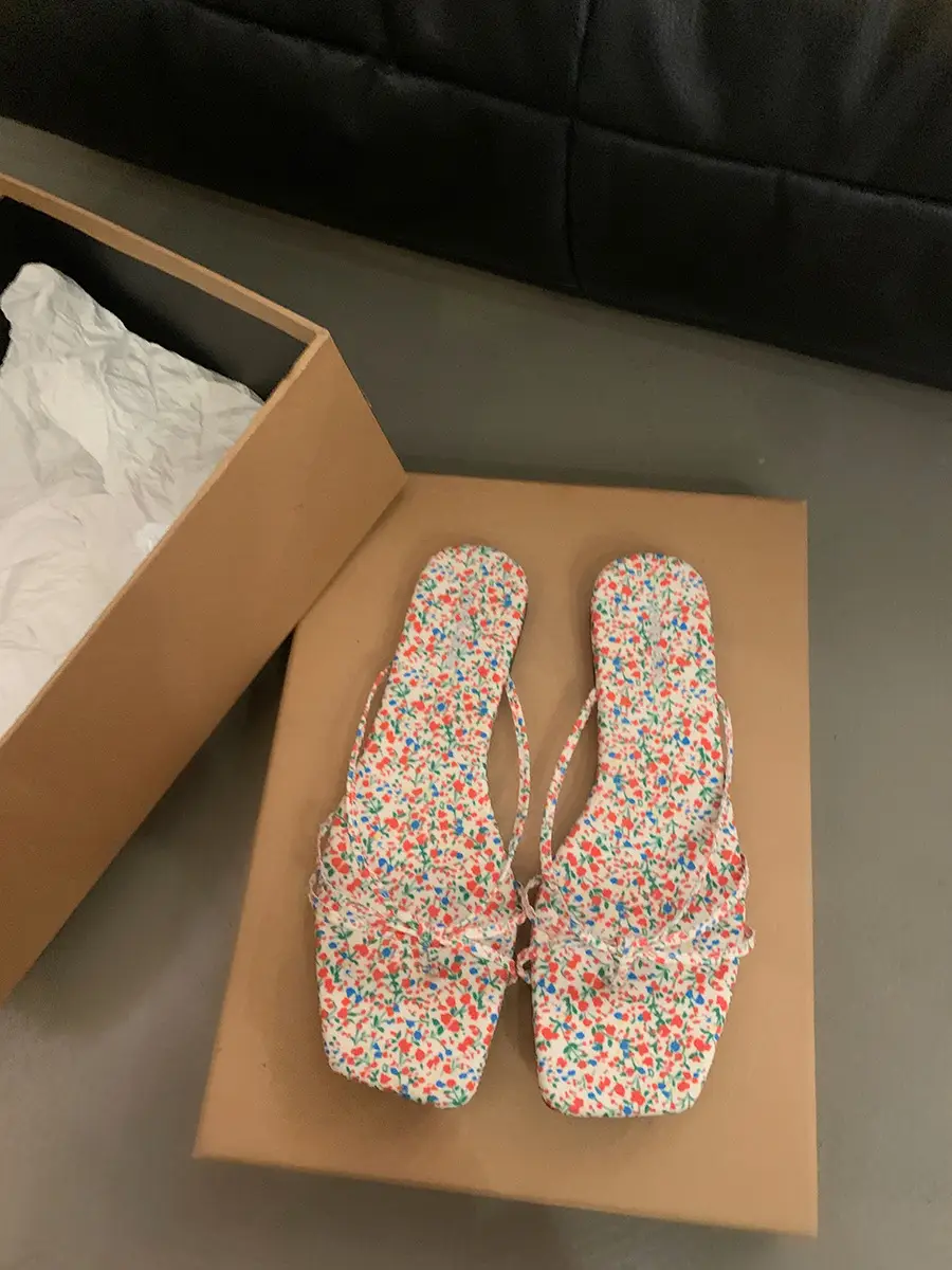 Fairy Elegant Silver Slip Flops Women's 2024 — feature 17