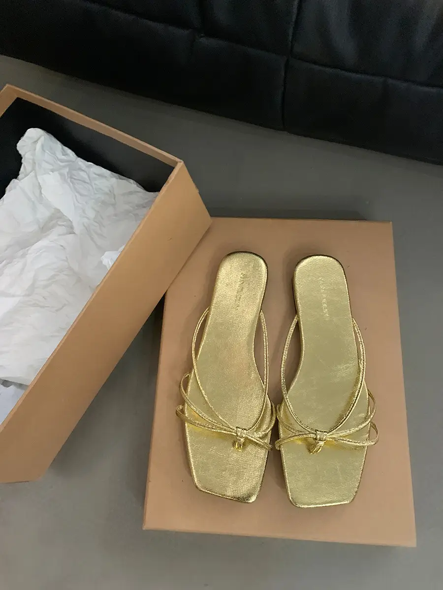 Fairy Elegant Silver Slip Flops Women's 2024 — feature 18