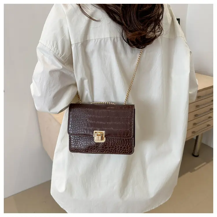 Elegant Latch Chain Crossbody Bag Women 2024 Spring Summer — feature 15