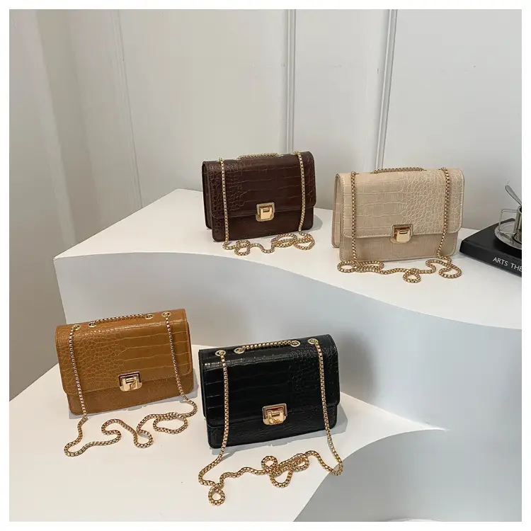 Elegant Latch Chain Crossbody Bag Women 2024 Spring Summer — feature 19