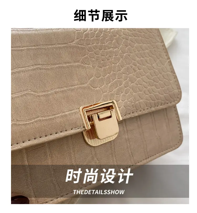 Elegant Latch Chain Crossbody Bag Women 2024 Spring Summer — feature 2