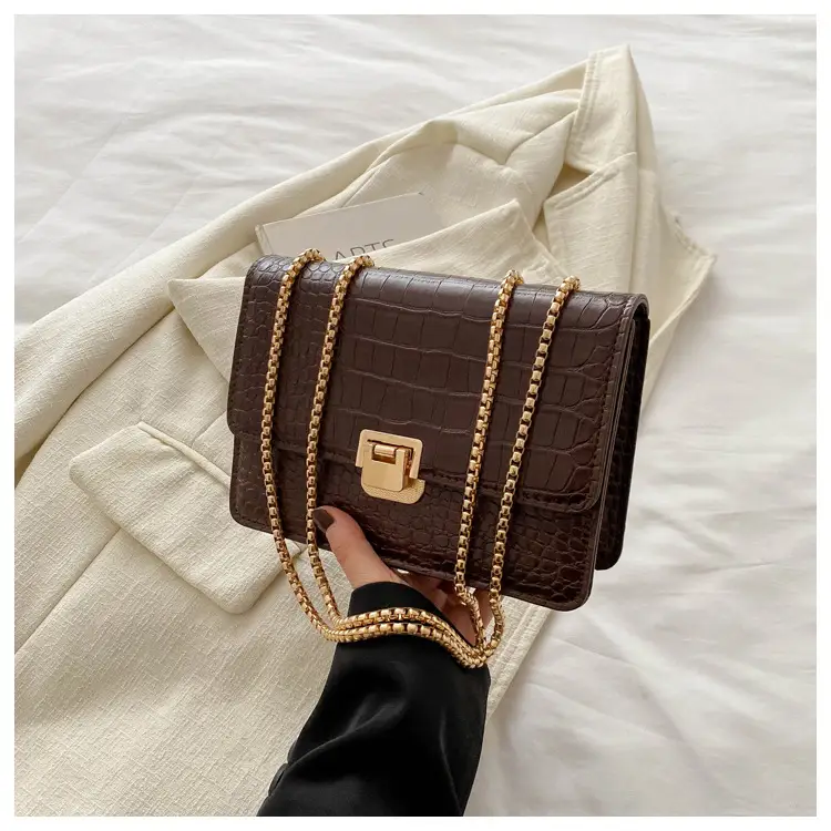 Elegant Latch Chain Crossbody Bag Women 2024 Spring Summer — feature 21