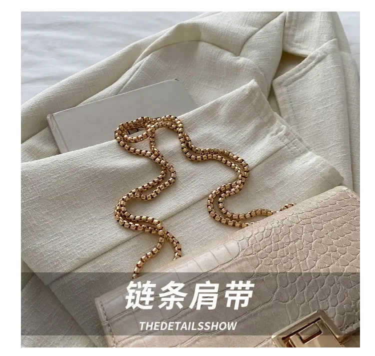 Elegant Latch Chain Crossbody Bag Women 2024 Spring Summer — feature 3