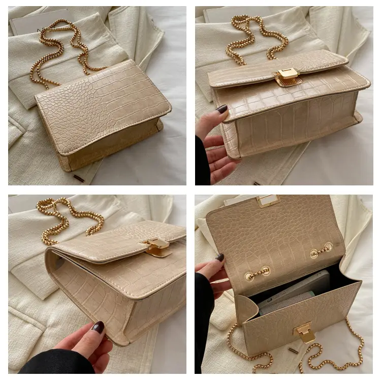 Elegant Latch Chain Crossbody Bag Women 2024 Spring Summer — feature 6