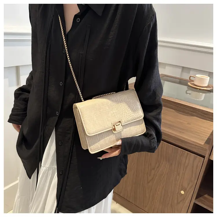 Elegant Latch Chain Crossbody Bag Women 2024 Spring Summer — feature 8