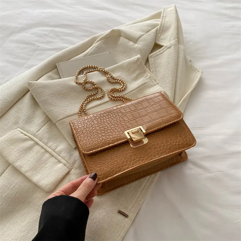 Elegant Latch Chain Crossbody Bag Women 2024 Spring Summer - Image 4