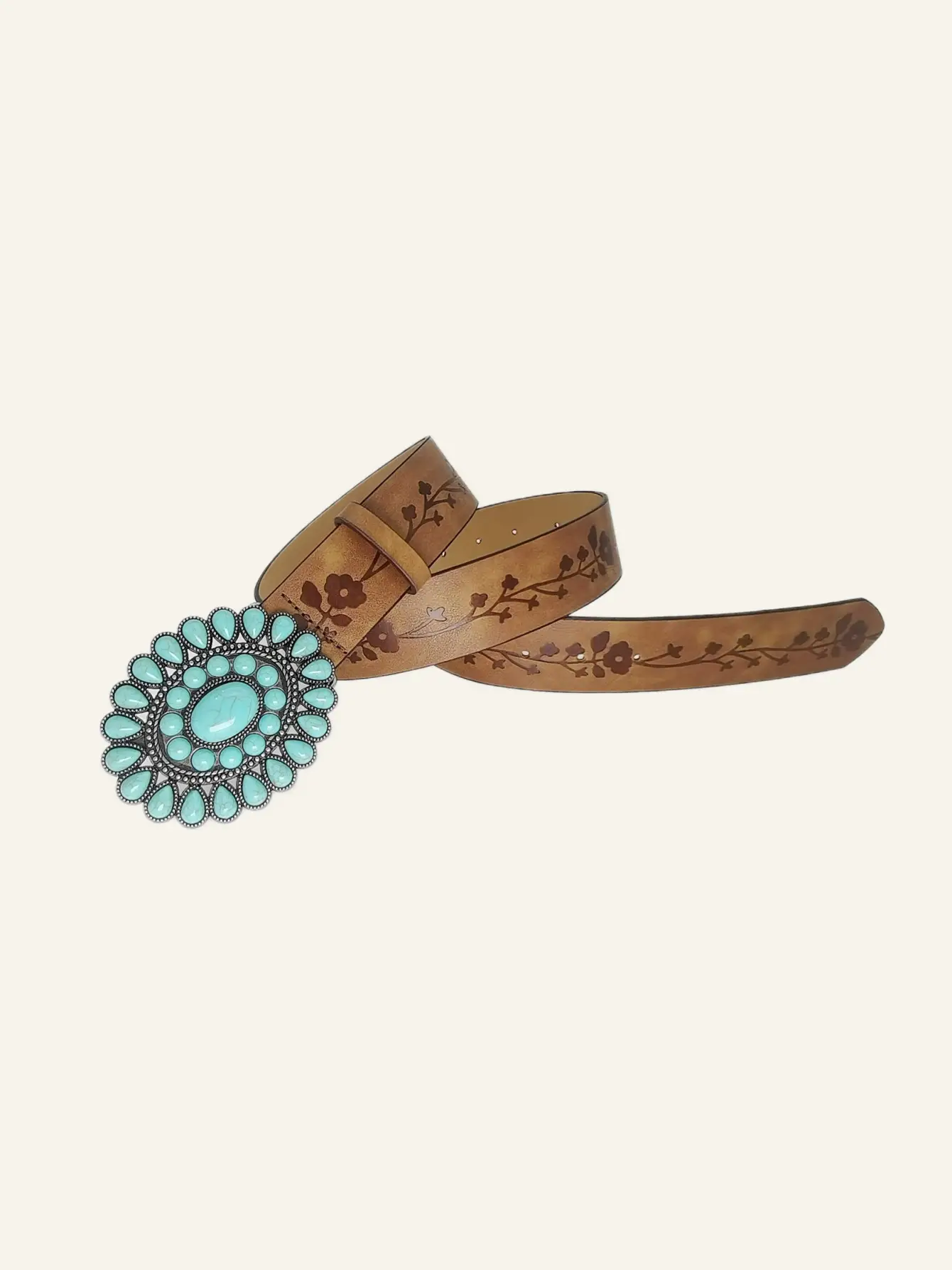 Turquoise Flower Belt for Women American Bohemian Fashion — feature 8
