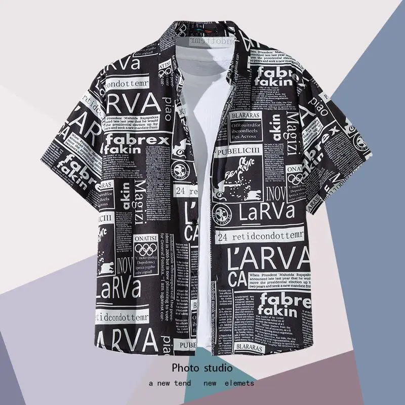 Summer Floral Print Thin Shirt for Men Women - Image 16