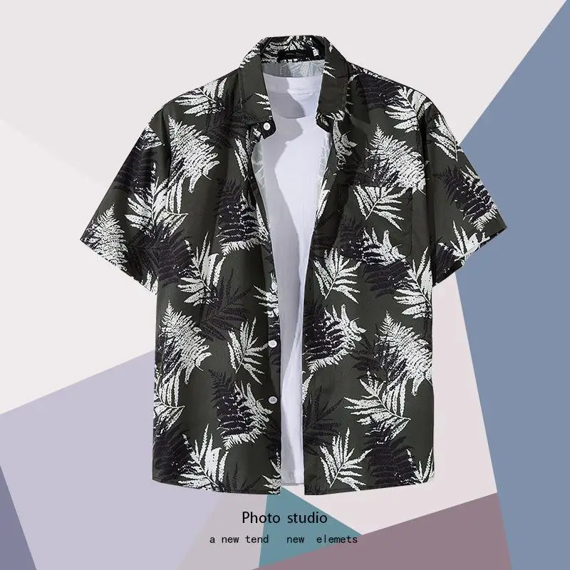 Summer Floral Print Thin Shirt for Men Women - Image 6