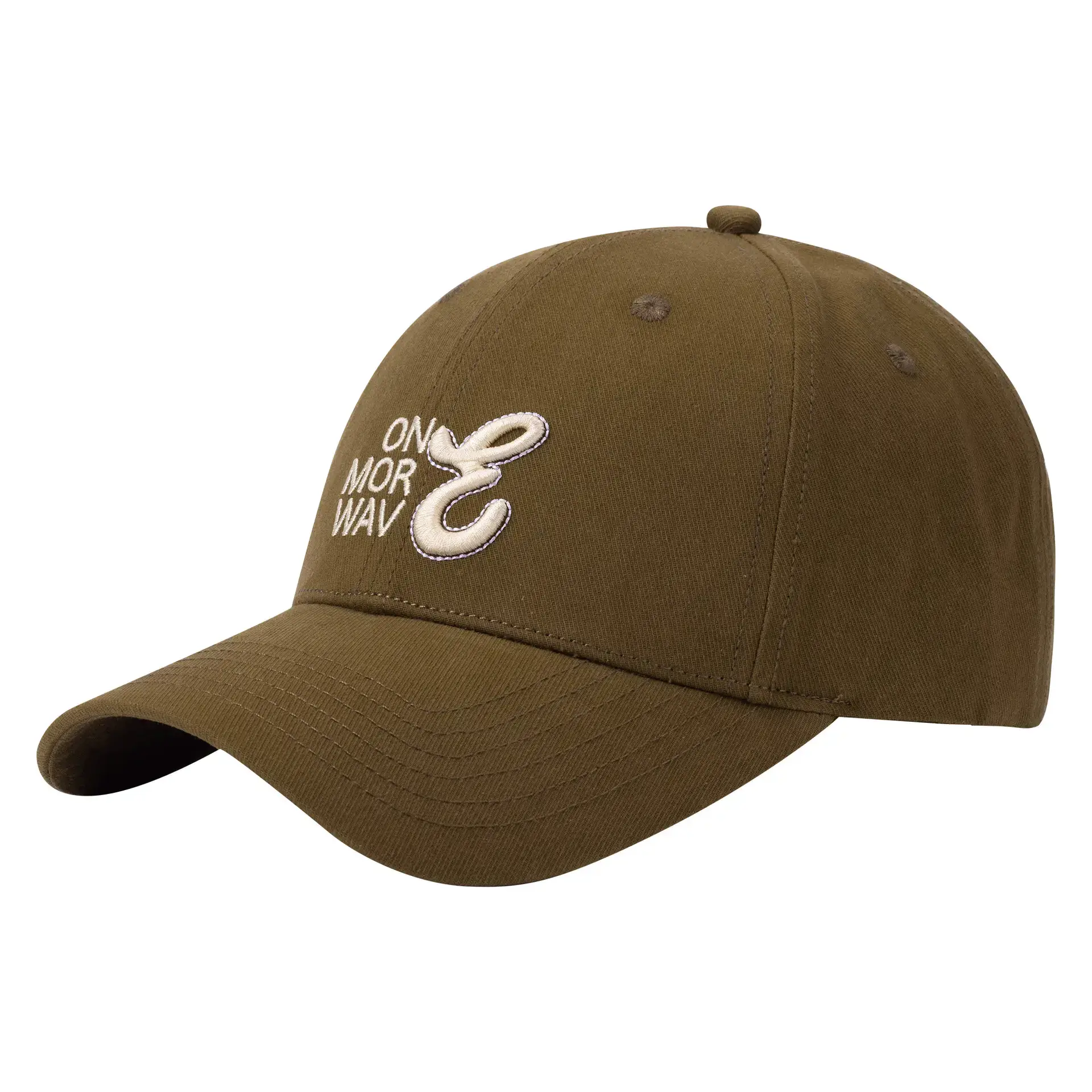 Black Korean Embroidered Baseball Cap for Women Summer Wear - Image 5
