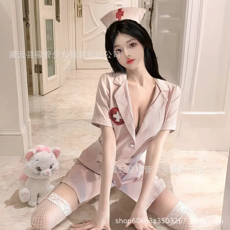 White Bow Belt Slimming Nightgown Dress for Women