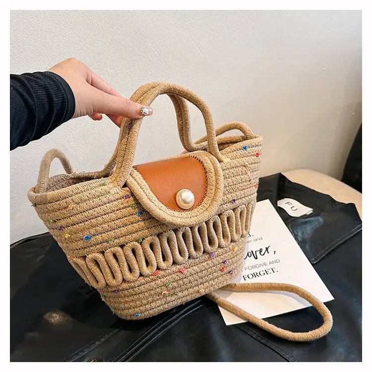 Women's Woven Silk Scarf Handbag 2024 Spring Summer — feature 21