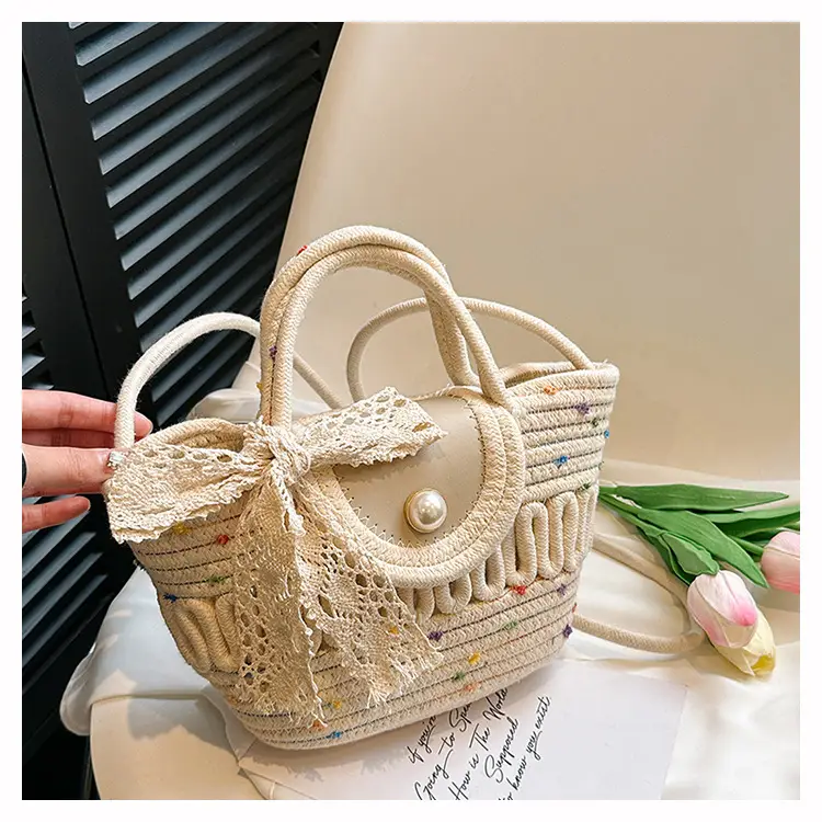 Women's Woven Silk Scarf Handbag 2024 Spring Summer — feature 22