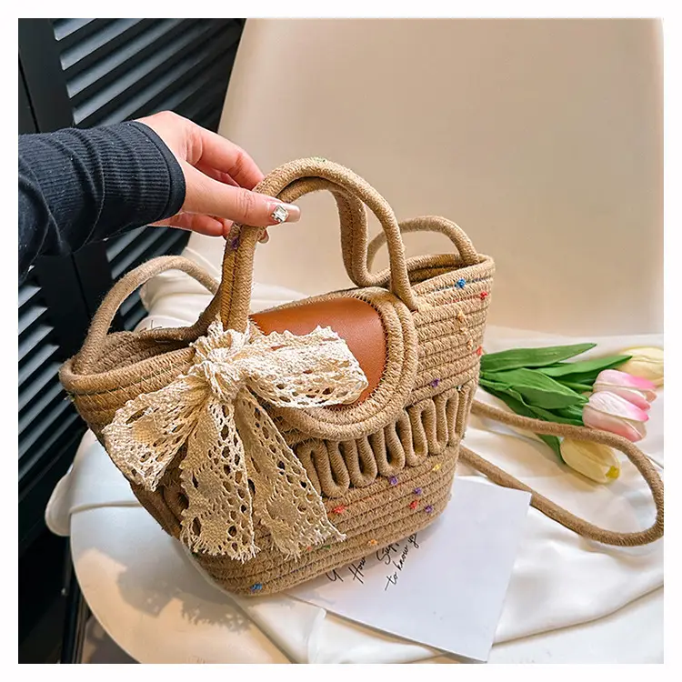 Women's Woven Silk Scarf Handbag 2024 Spring Summer — feature 23