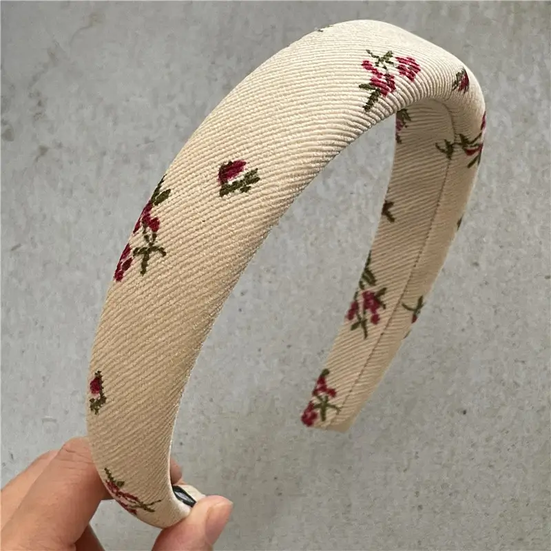 Printed Floral Hair Hoop New Style Street Cute - Image 4