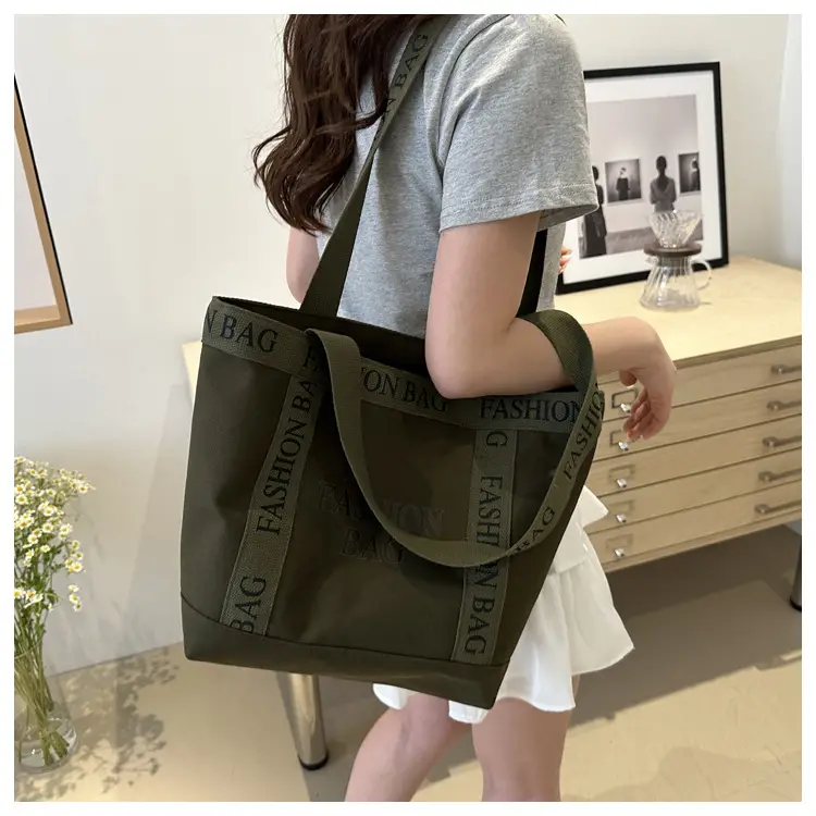 Women's Printed Shoulder Bag 2024 New Student Class Large Capacity — feature 15