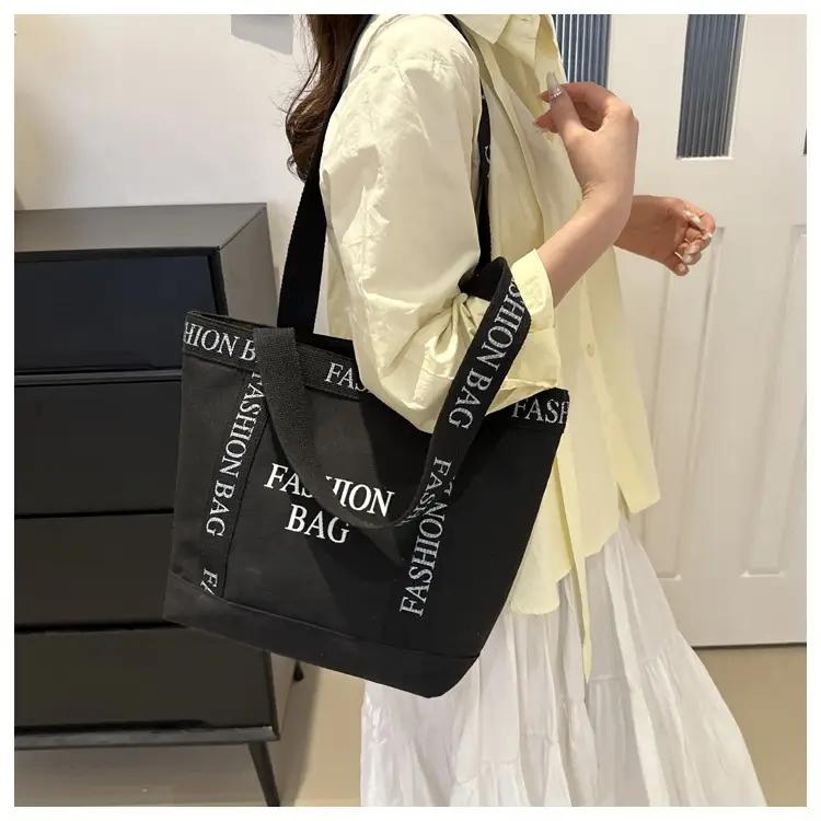 Women's Printed Shoulder Bag 2024 New Student Class Large Capacity — feature 17