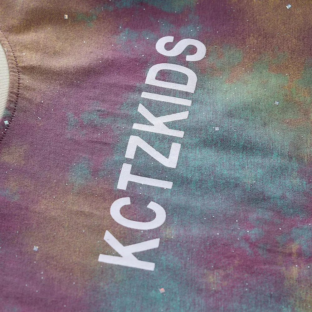 Boys Tie Dye Kids T-Shirt Black Wings 2025 - Image 7