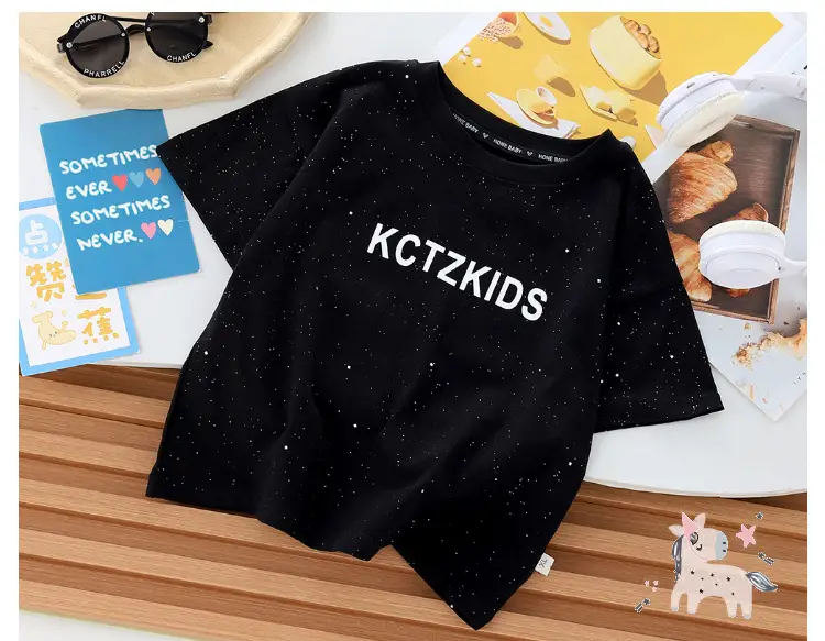 Boys Tie Dye Kids T-Shirt Black Wings 2025 — feature 14