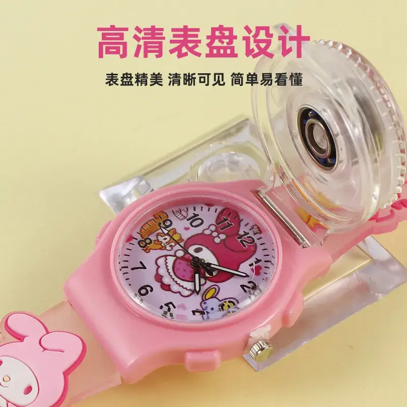 Sanrio Cartoon Pink Digital Quartz Watch for Girls - Image 7