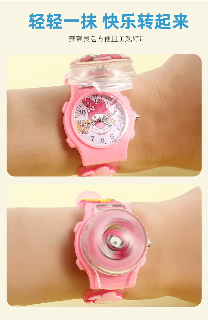 Sanrio Cartoon Pink Digital Quartz Watch for Girls — feature 5