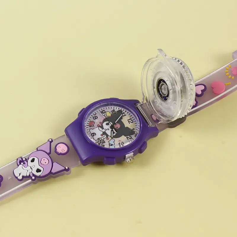 Sanrio Cartoon Pink Digital Quartz Watch for Girls - Image 4