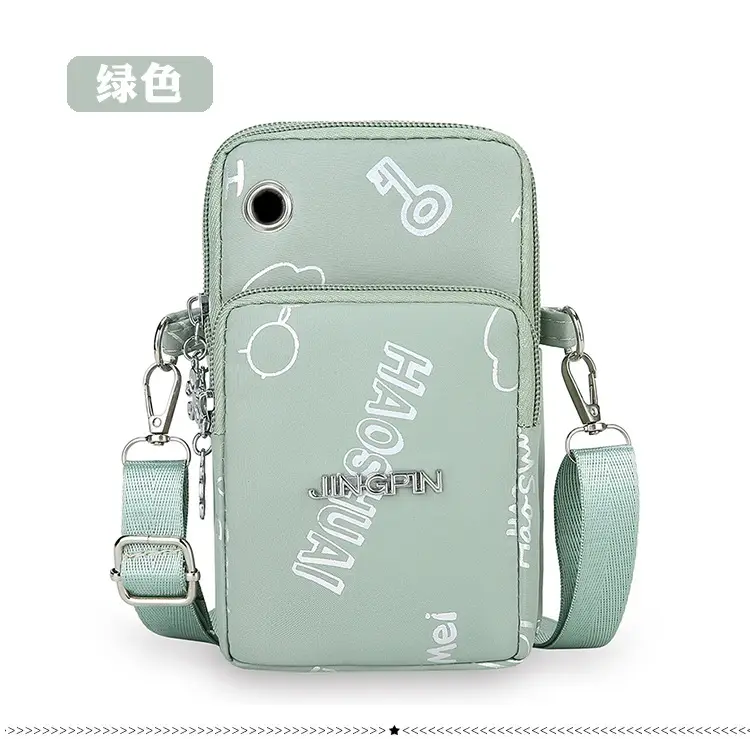 Pink Casual Shoulder Bag with Mobile Pocket — feature 27