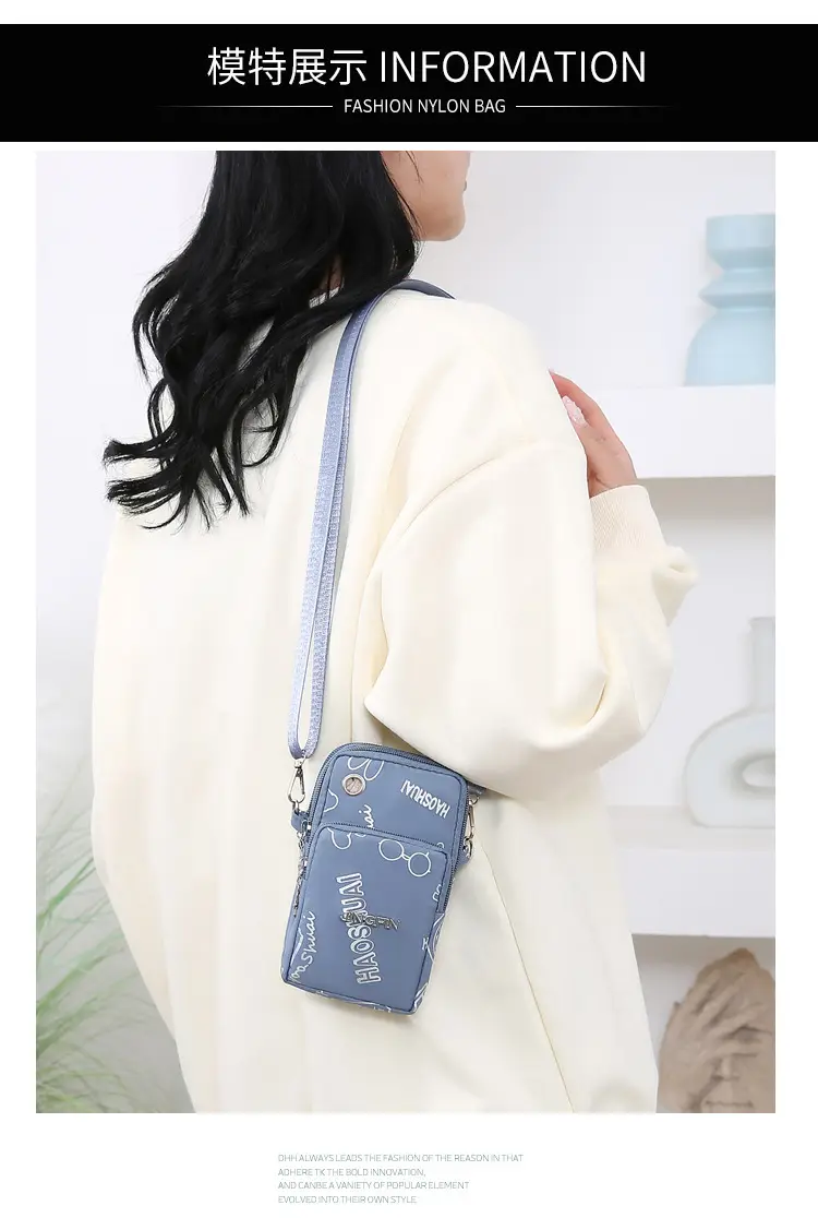 Pink Casual Shoulder Bag with Mobile Pocket — feature 9