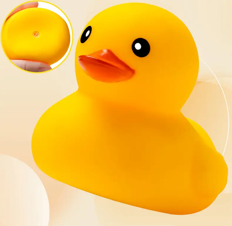Bathing Toy Yellow Duck Children's Swimming Pool Play in Water Pinch Call Voice Boys and Girls Baby Baby Internet Celebrity Duck — feature 12