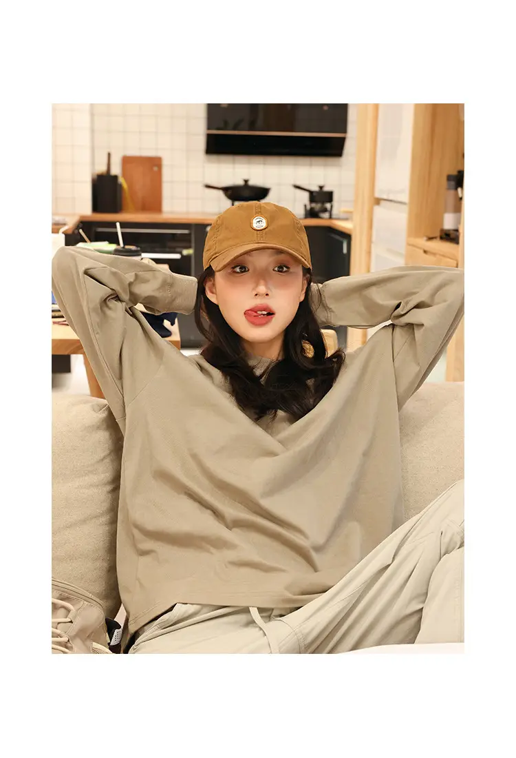 Women Sunscreen Baseball Cap Green Brown 2024 — feature 2