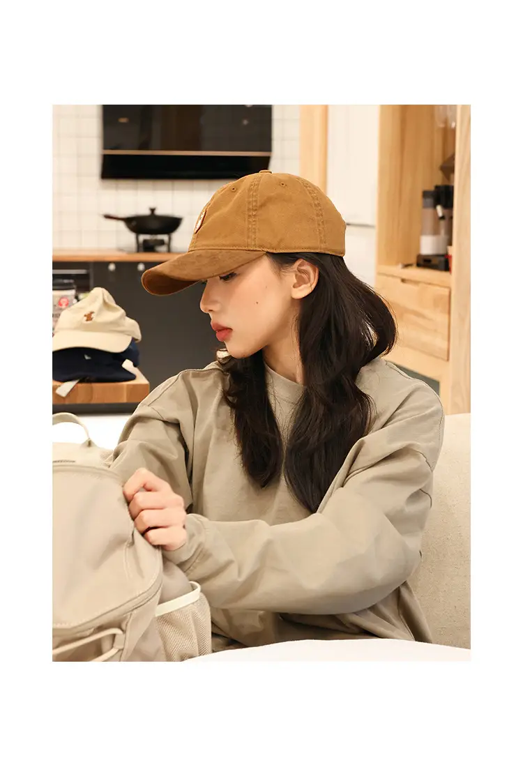 Women Sunscreen Baseball Cap Green Brown 2024 — feature 3