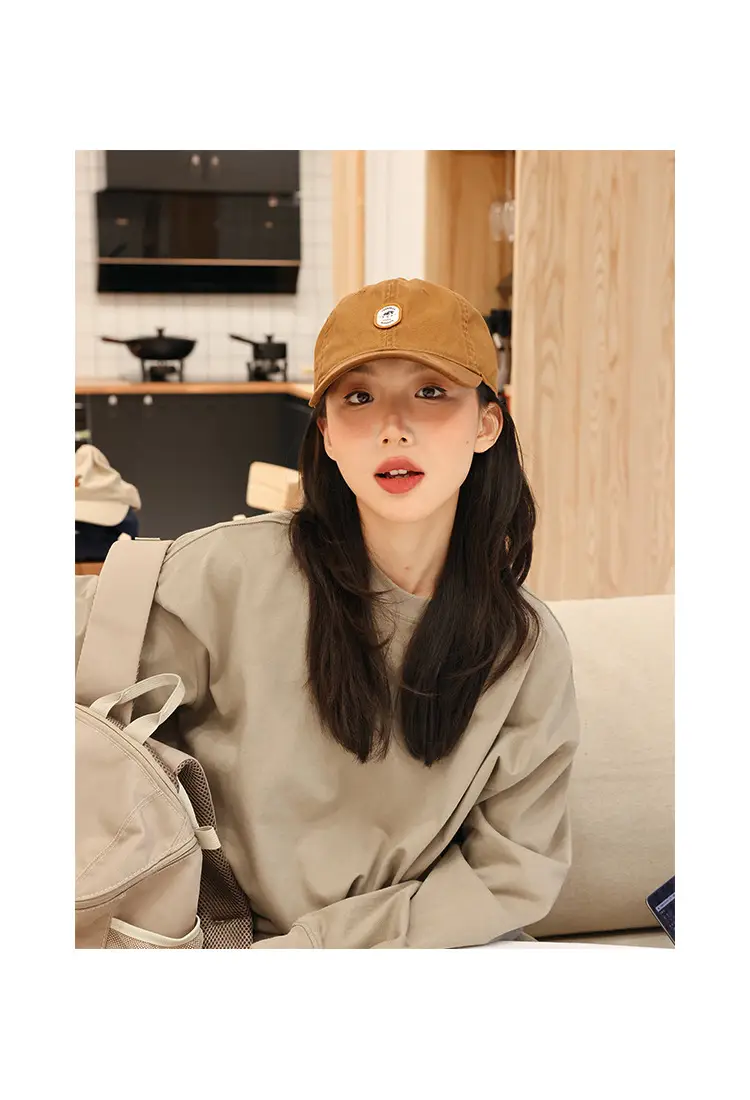Women Sunscreen Baseball Cap Green Brown 2024 — feature 4