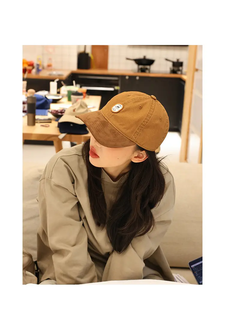 Women Sunscreen Baseball Cap Green Brown 2024 — feature 5