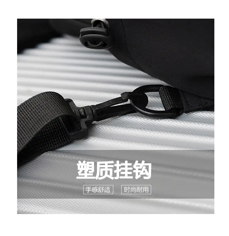 Men's Black Multi-Functional Shoulder Crossbody Bag — feature 11