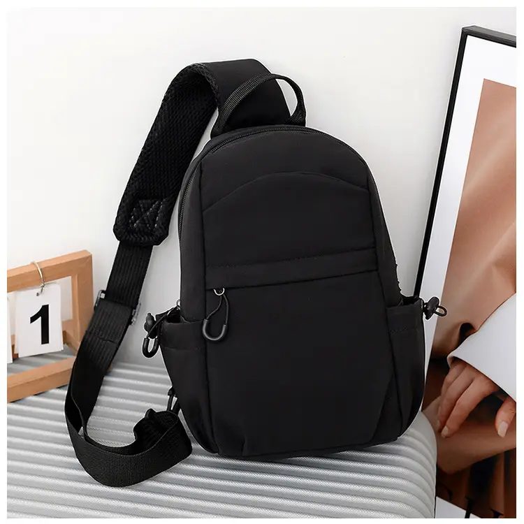 Men's Black Multi-Functional Shoulder Crossbody Bag — feature 26