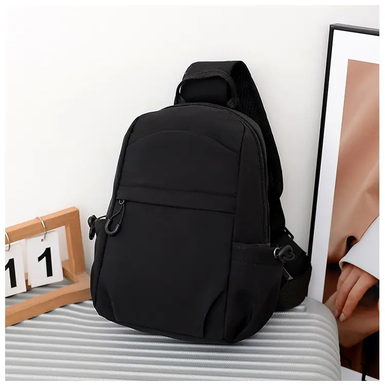 Men's Black Multi-Functional Shoulder Crossbody Bag — feature 28